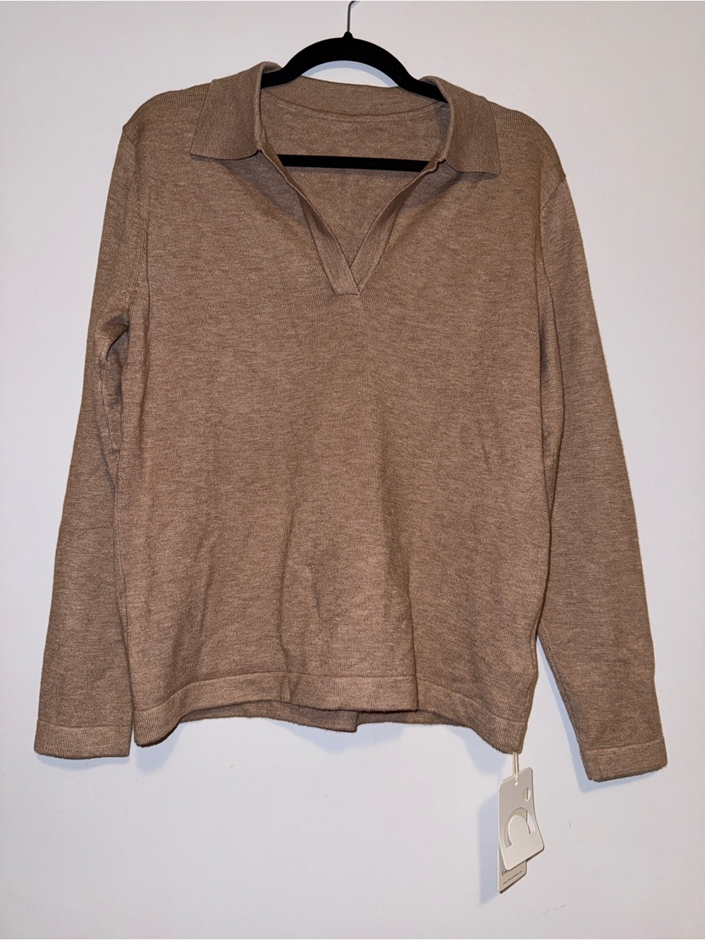 Commense Long-Sleeve Polo Sweater